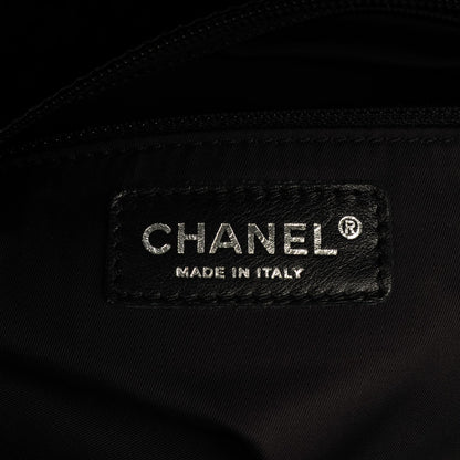 Chanel Vinyl Quilted Large Paris Biarritz Tote Black 6 of 11