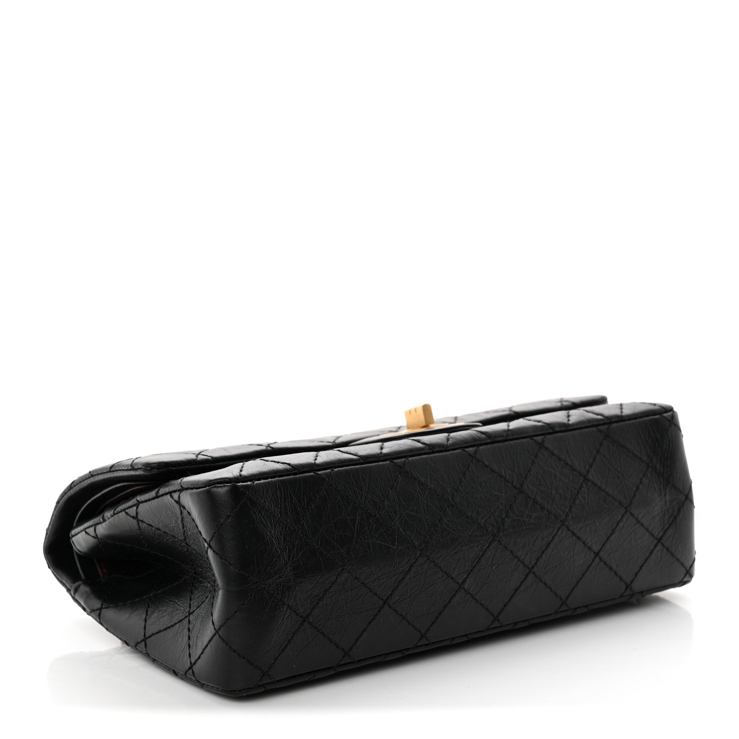 Chanel Aged Calfskin Quilted 2.55 Reissue 225 Flap Black 4 of 12