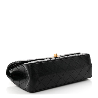 Chanel Aged Calfskin Quilted 2.55 Reissue 225 Flap Black 4 of 12