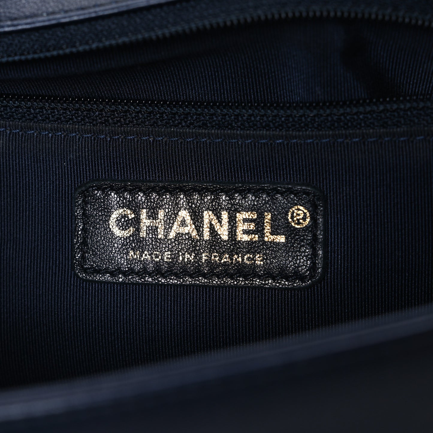 Lambskin Quilted New Medium Boy Flap Navy