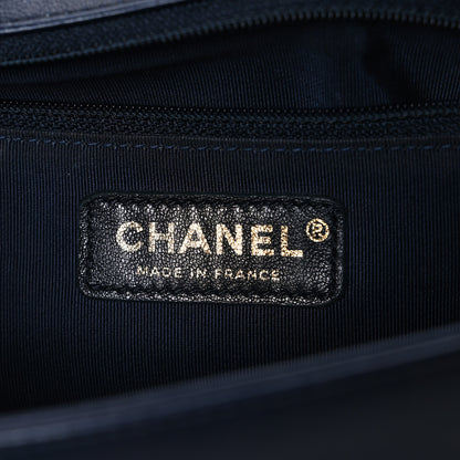 Chanel Lambskin Quilted New Medium Boy Flap Navy 6 of 11