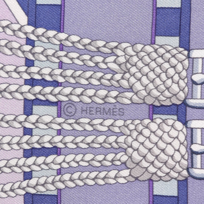 Hermes Silk Sangles En Zigzag Scarf 90 3 of 3