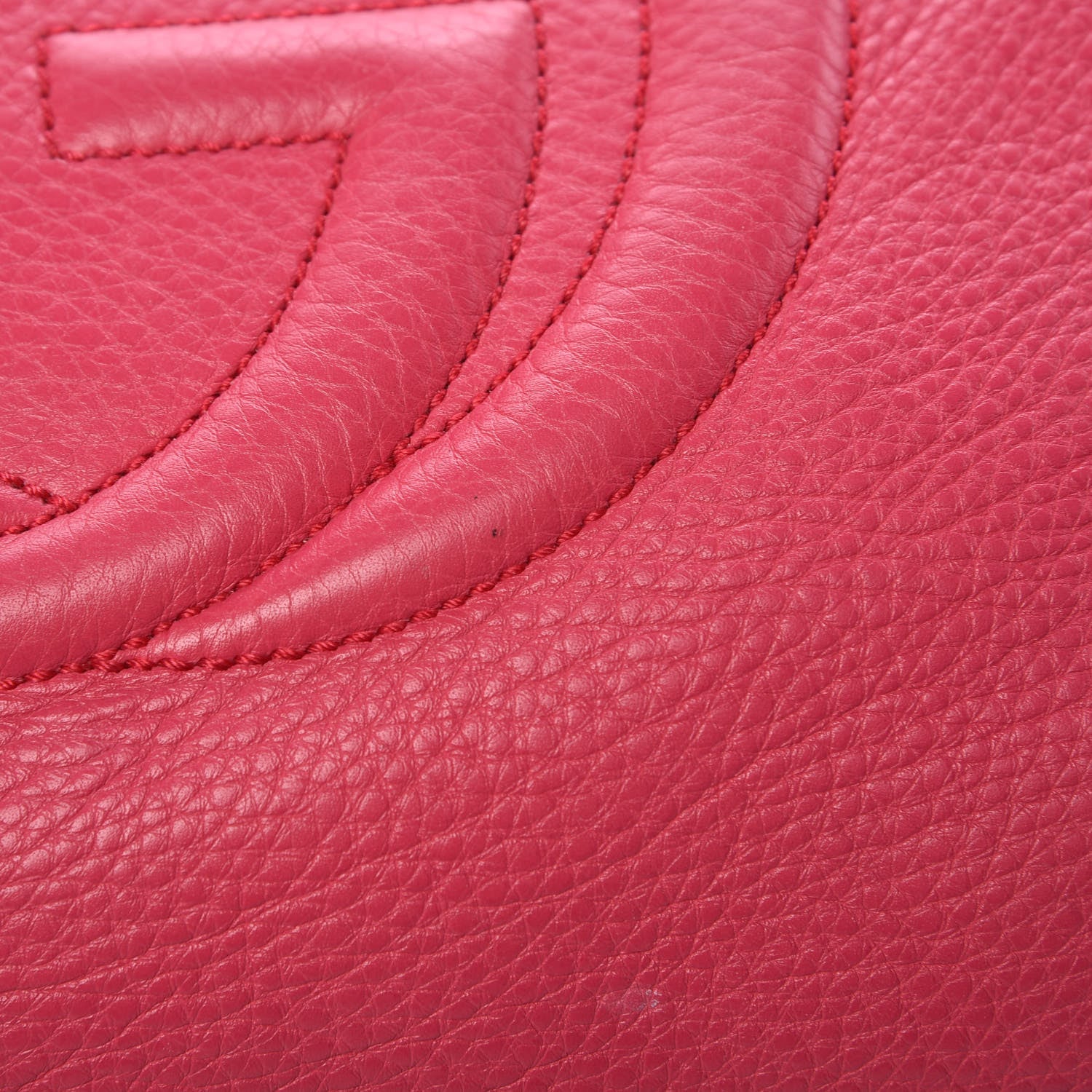 Gucci Pebbled Calfskin Medium Soho Chain Shoulder Bag Pink 18 of 18