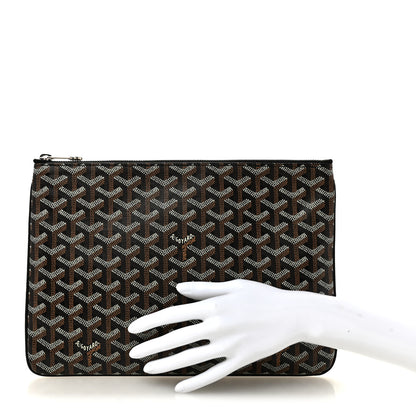 Goyard Goyardine Senat Pochette MM Black 2 of 10