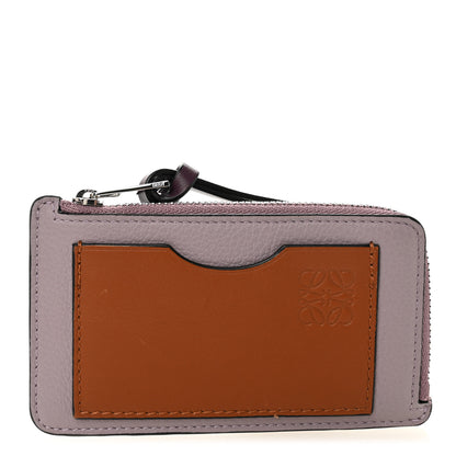 Loewe Soft Grained Calfskin Coin Card Holder Dirty Mauve Squirrel 1 of 7