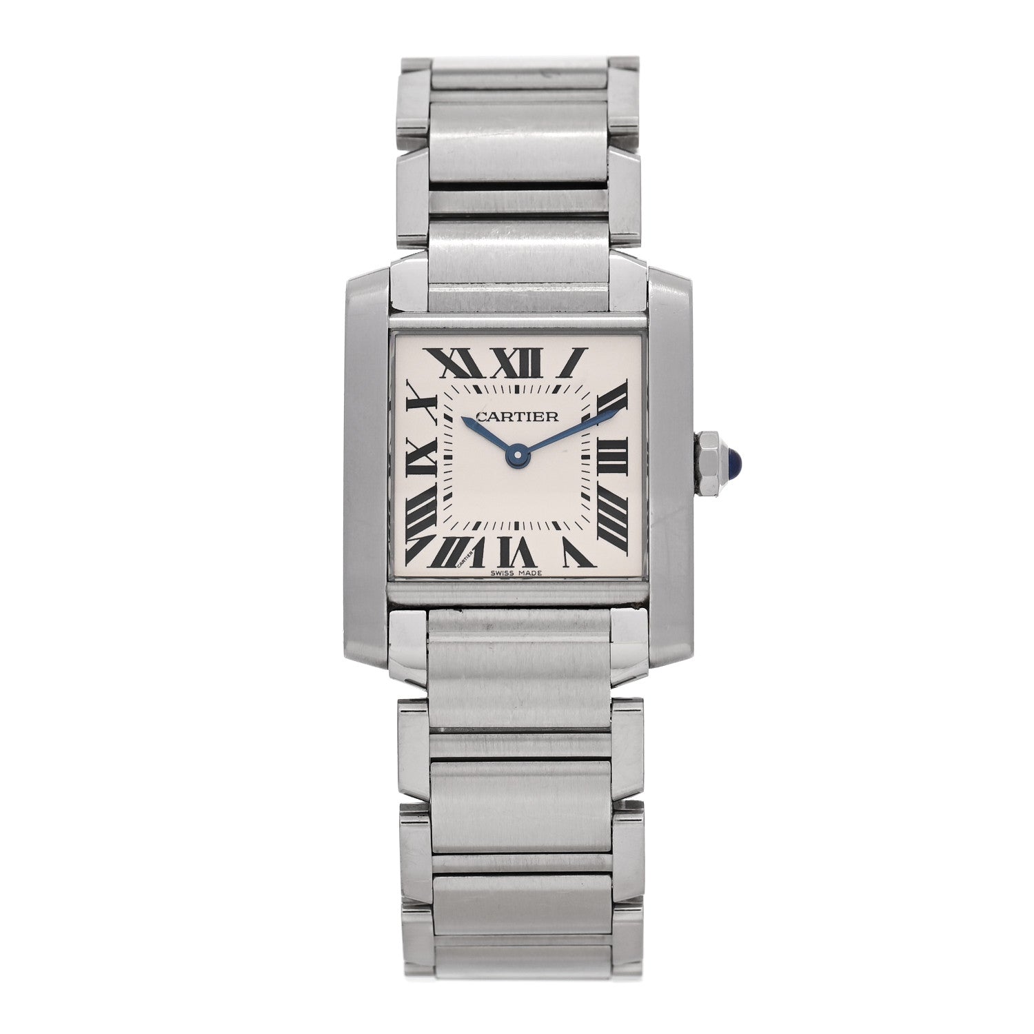 Cartier Stainless Steel 25mm Tank Francaise Quartz Watch 1 of 4