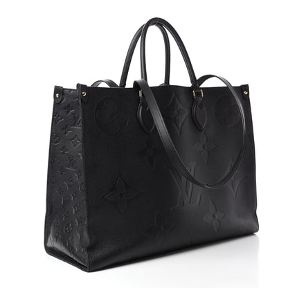 Louis Vuitton Empreinte Monogram Giant Onthego GM Black 3 of 19
