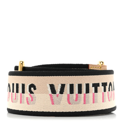 Louis Vuitton Jacquard Speedy Bandouliere 20 Shoulder Strap Black 2 of 3