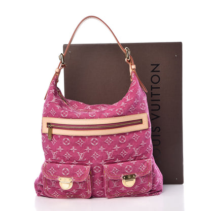 Louis Vuitton Denim Baggy GM Fuchsia 12 of 12