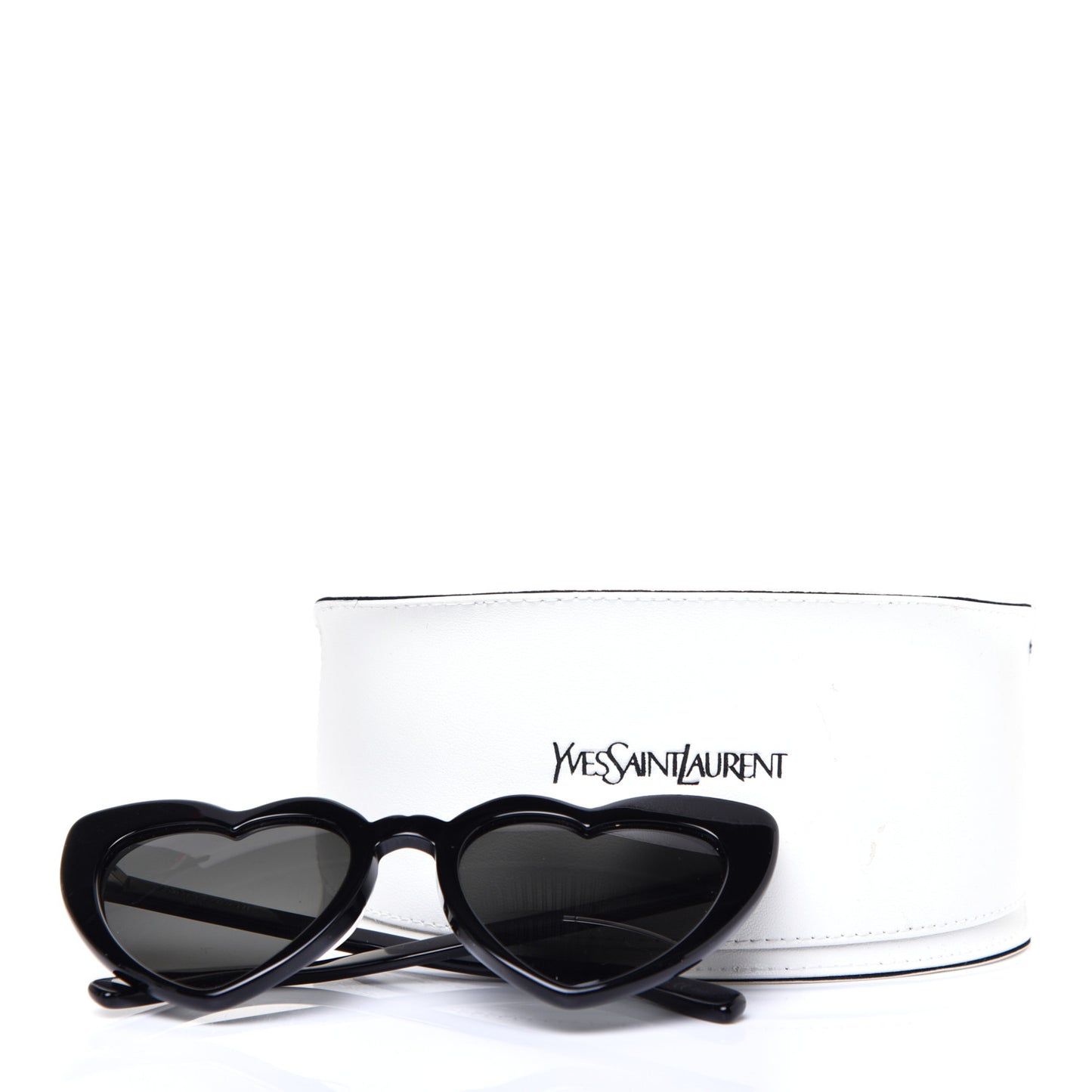 Acetate Heart Frame Loulou SL181 Sunglasses Black