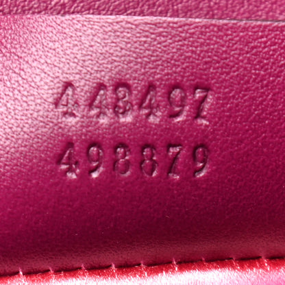 Gucci Velvet Matelasse Small GG Marmont Shoulder Bag Fuchsia Violet Cyclamen 7 of 10