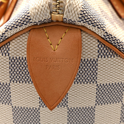 Louis Vuitton Damier Azur Speedy 25 7 of 10