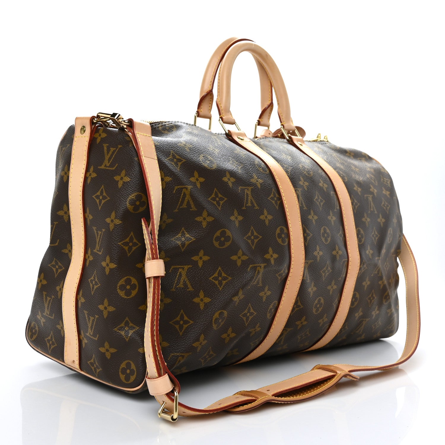 Louis Vuitton Monogram Keepall Bandouliere 45 3 of 11