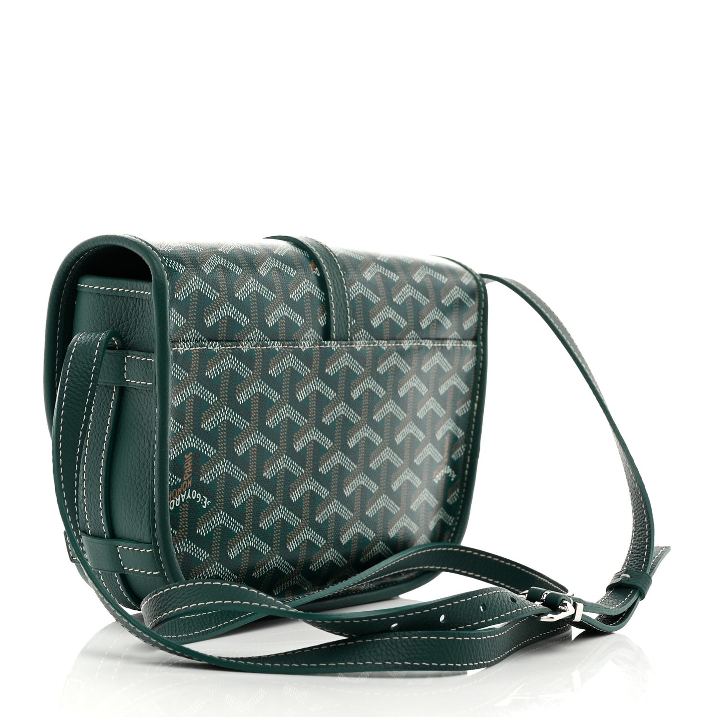 Goyardine Belvedere II PM Messenger Bag Green