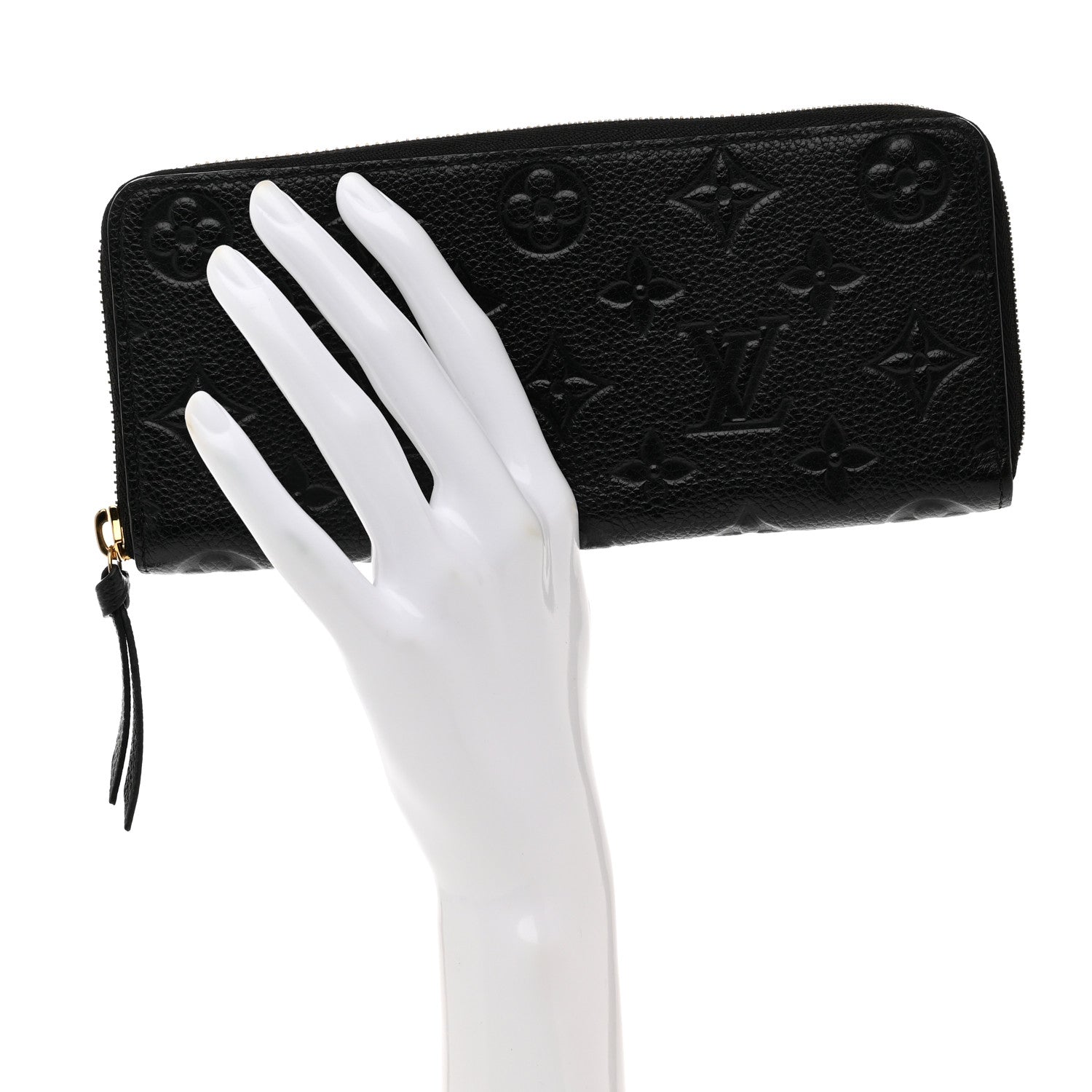 Louis Vuitton Empreinte Clemence Wallet Black 2 of 7