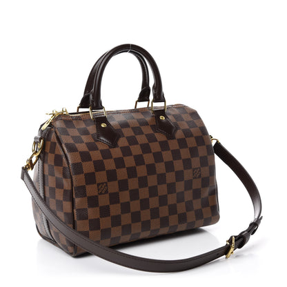 Louis Vuitton Damier Ebene Speedy Bandouliere 25 4 of 13