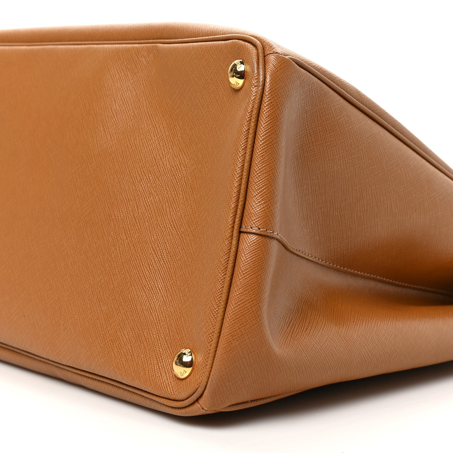 Prada Saffiano Large Galleria Double Zip Tote Caramel 8 of 8