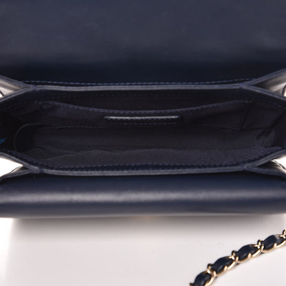 Chanel Tweed Calfskin Quilted CC Box Flap Multicolor 5 of 8