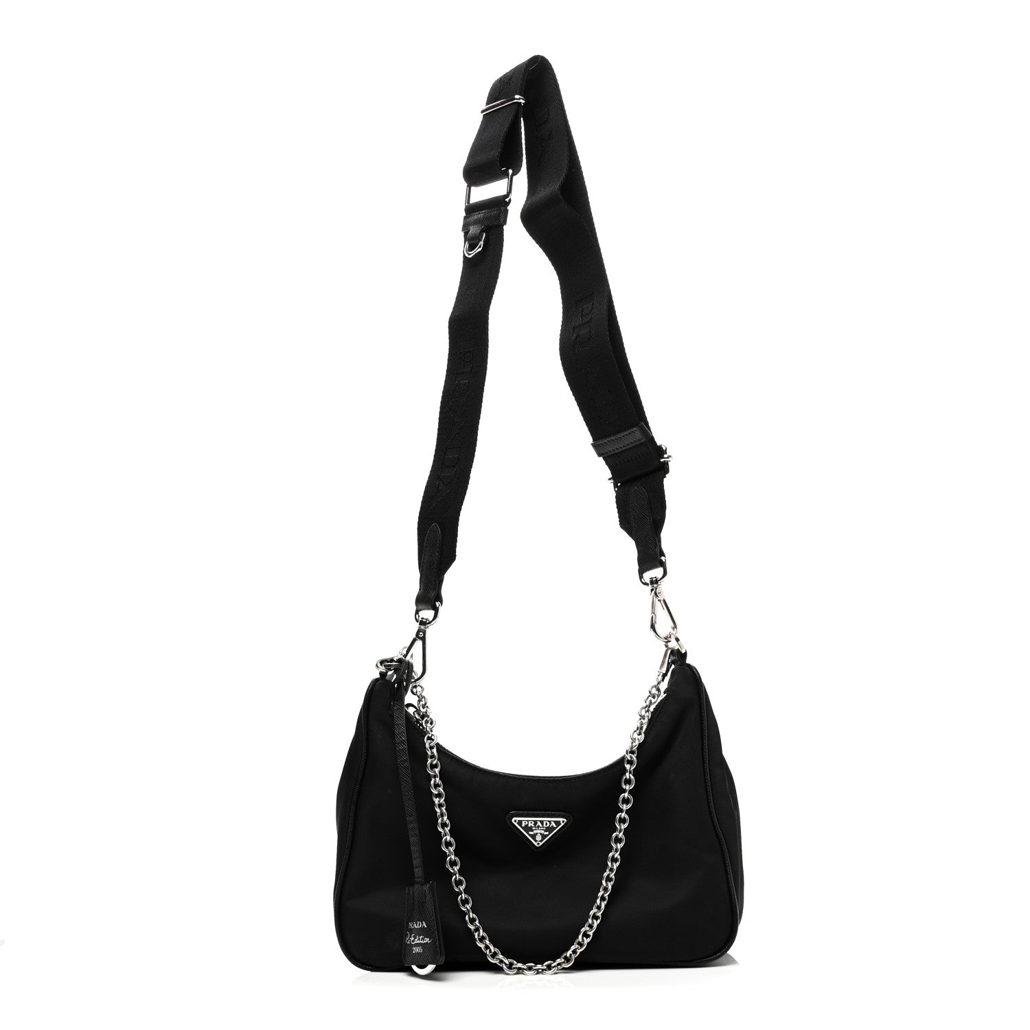 Prada Nylon Re-Edition 2005 Shoulder Bag Black 1 of 9