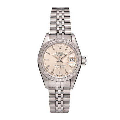 Rolex Stainless Steel 26mm Oyster Perpetual Date Watch Silver 69240 1 of 7