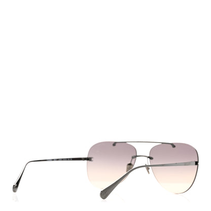 Chanel Titanium CC Pilot Aviator Sunglasses 4285-T Dark Grey 4 of 8