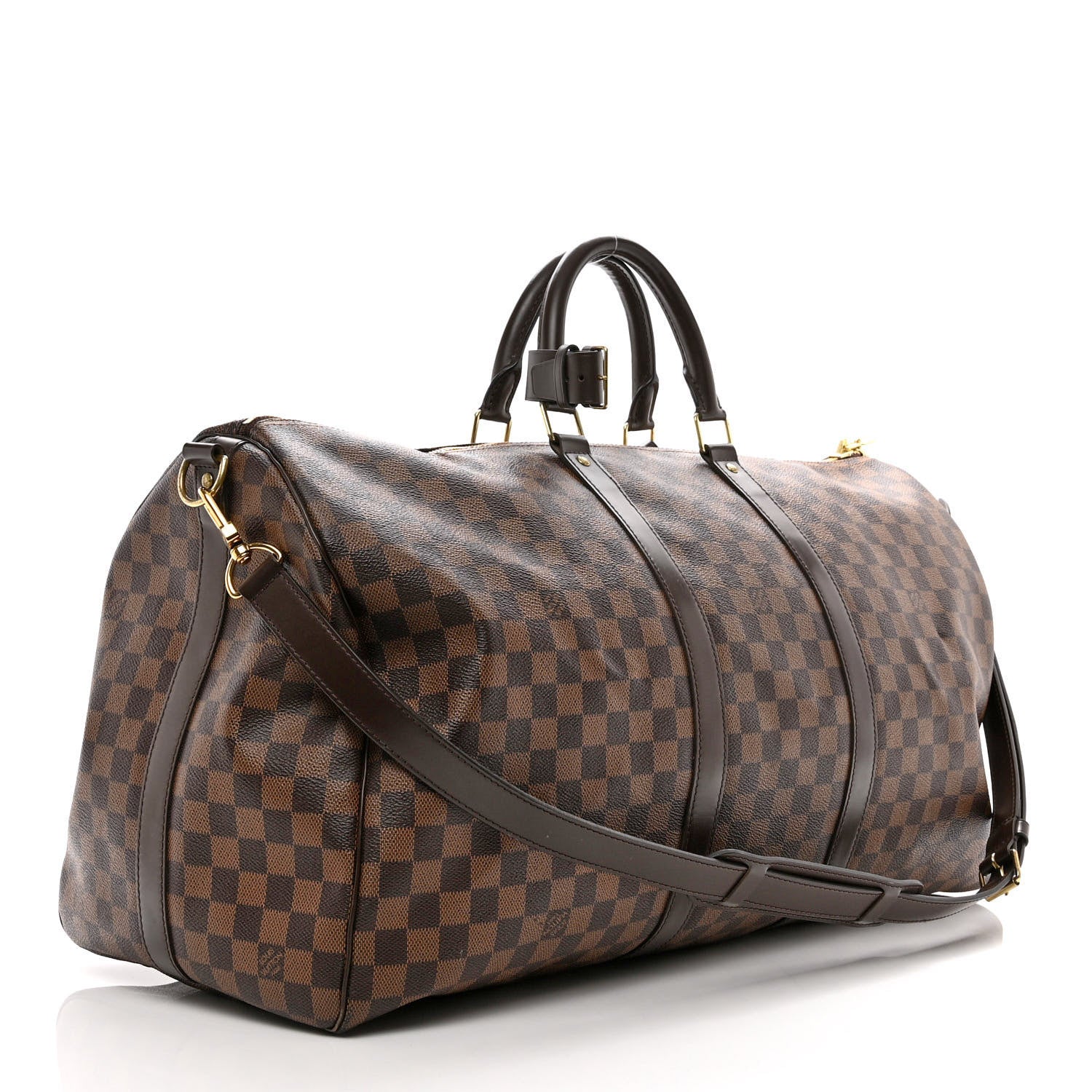 Louis Vuitton Damier Ebene Keepall Bandouliere 55 2 of 10