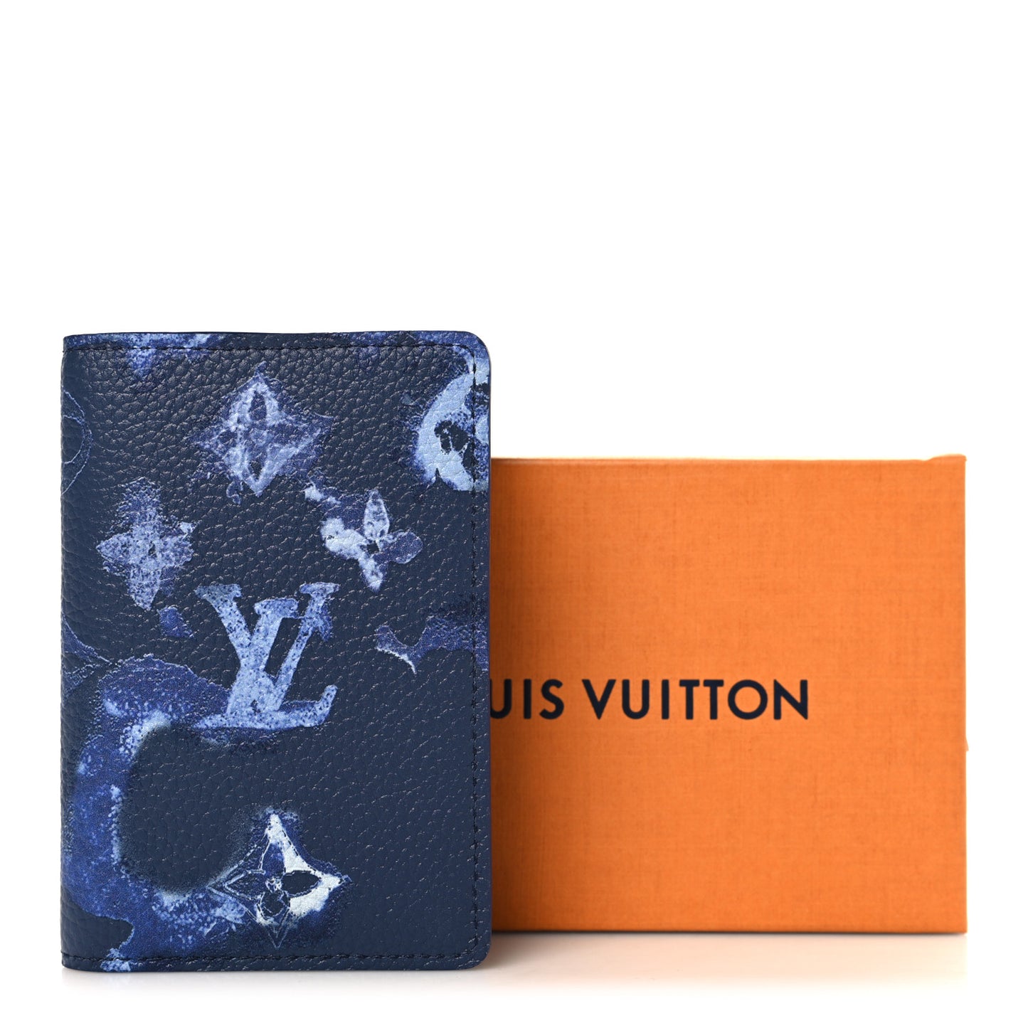 Monogram Ink Watercolor Pocket Organizer