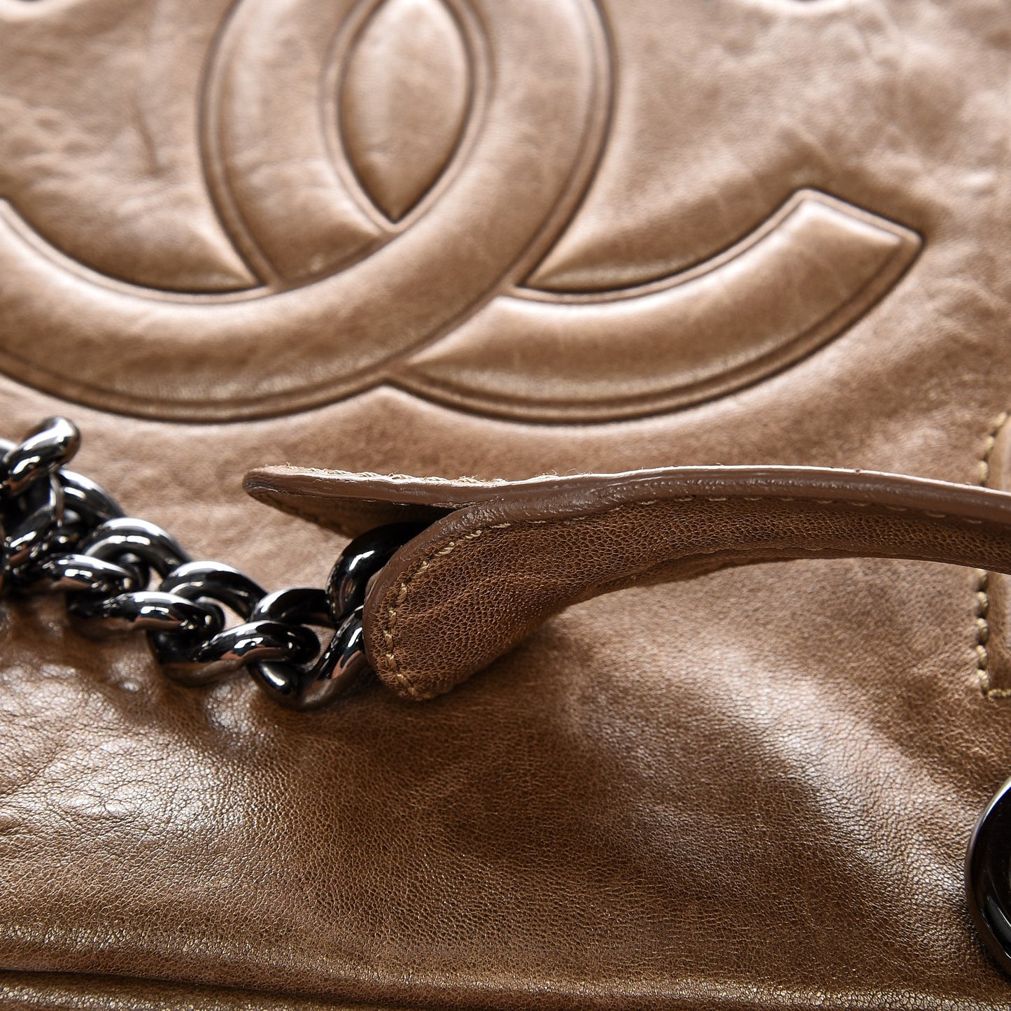Calfskin Small Perfect Day Tote Brown