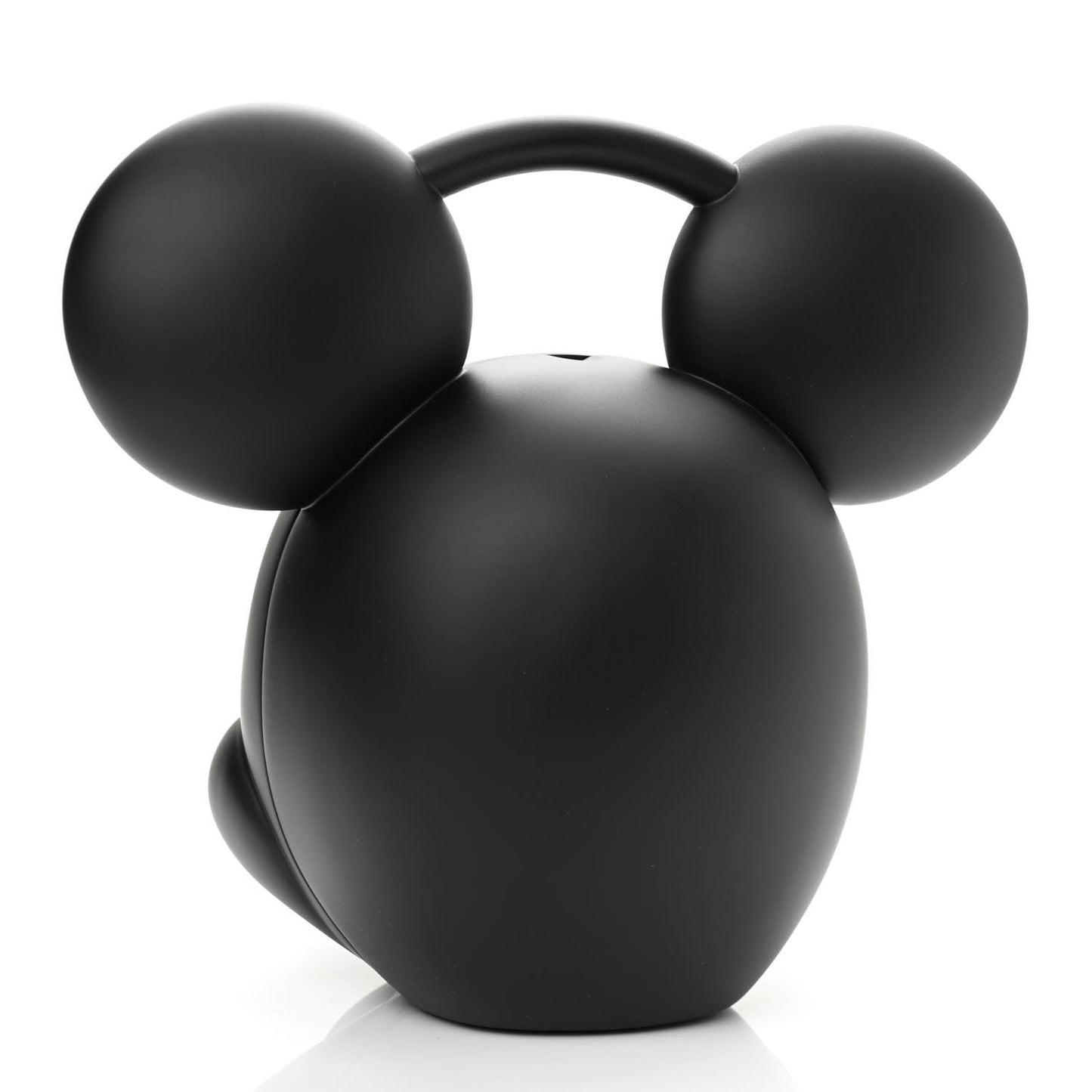 X DISNEY Plastic Mickey Mouse Top Handle Bag Matte Black