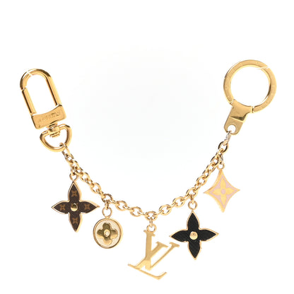 Louis Vuitton Monogram Spring Street Bag Charm Key Holder Gold 1 of 4