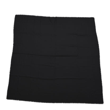 Christian Dior Wool Silk Cashmere Oblique Shawl Black 1 of 3
