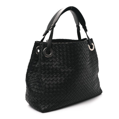 Bottega Veneta Nappa Intrecciato Medium Garda Bag Black 3 of 11