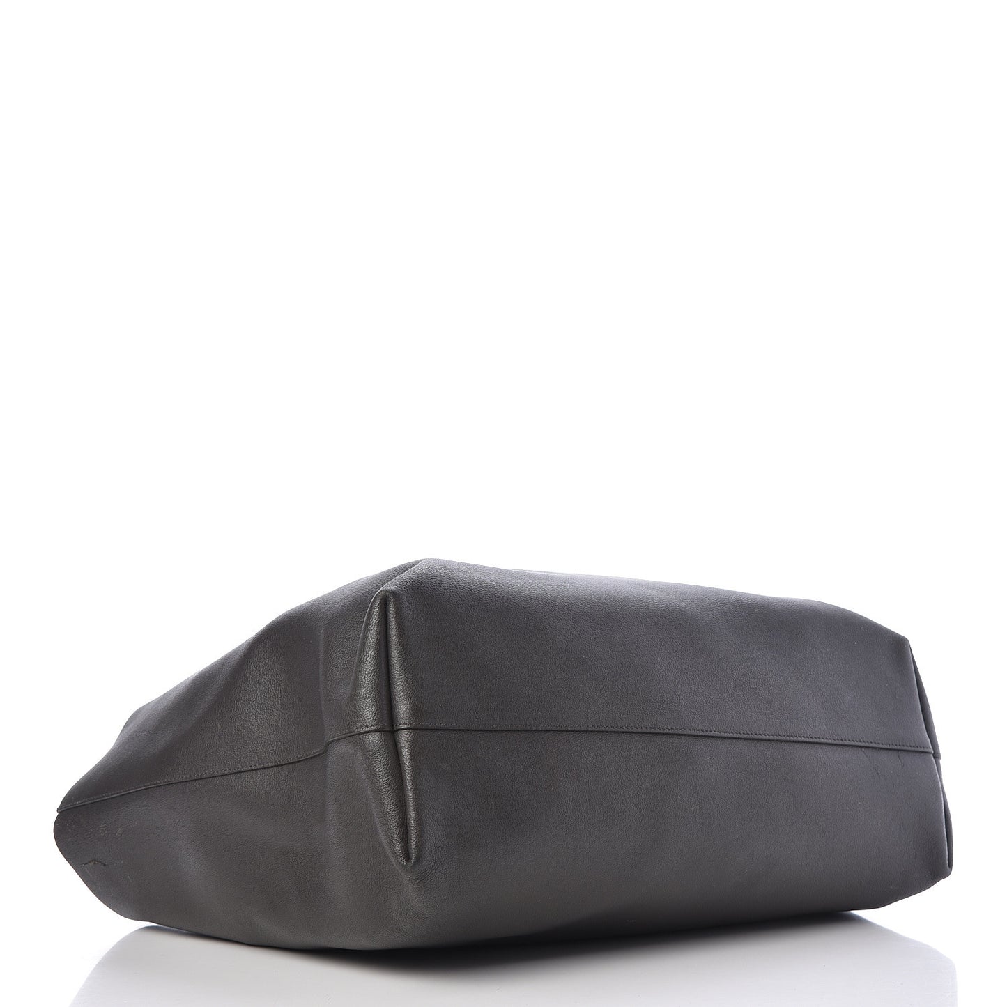 Calfskin Large Shopping Tote Dark Grey