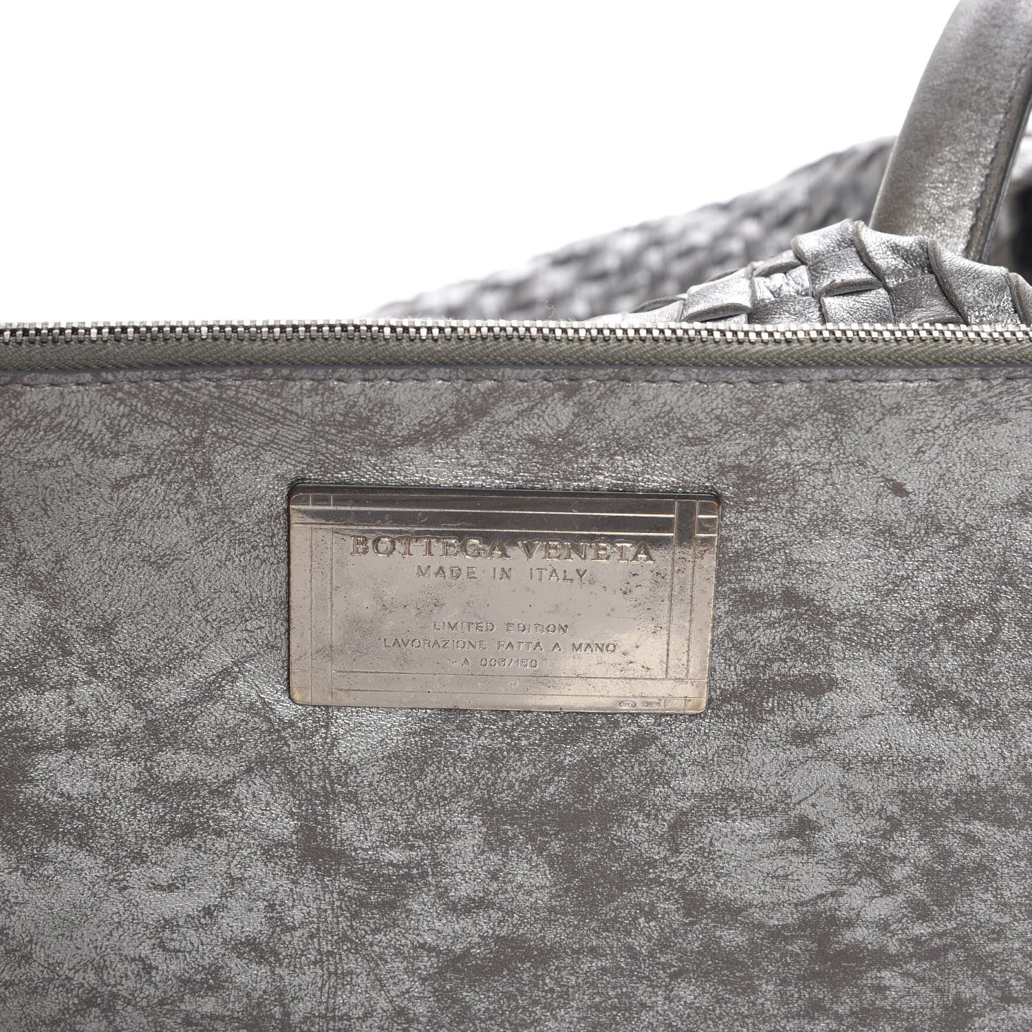 Bottega Veneta Intrecciato Mini Cabat Peltro 7 of 7