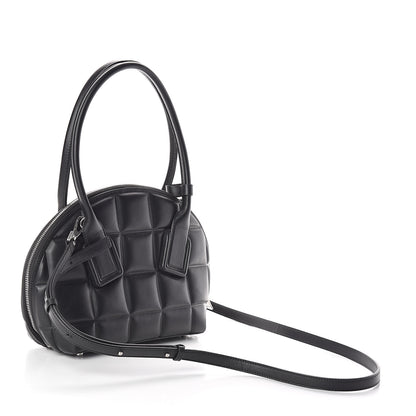 Bottega Veneta Butter Calfskin Small Padded Swoop Black 3 of 9
