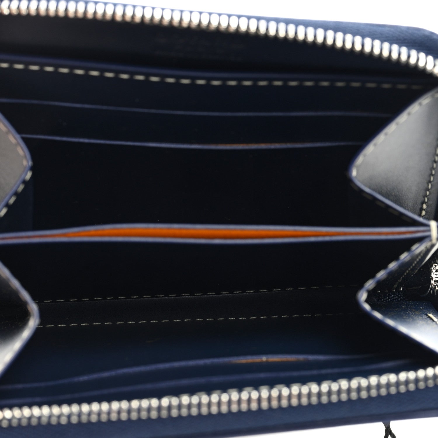 Goyard Goyardine Matignon PM Wallet Navy 6 of 7