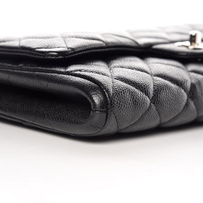 Chanel Caviar Quilted Clutch With Chain Flap Black 5 of 9