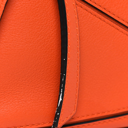 Loewe Calfskin Mini Puzzle Bag Orange 11 of 12
