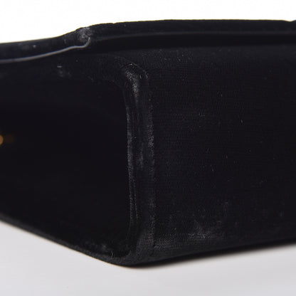 Saint Laurent Velvet Medium Monogram Kate Tassel Shoulder Bag Black 10 of 14