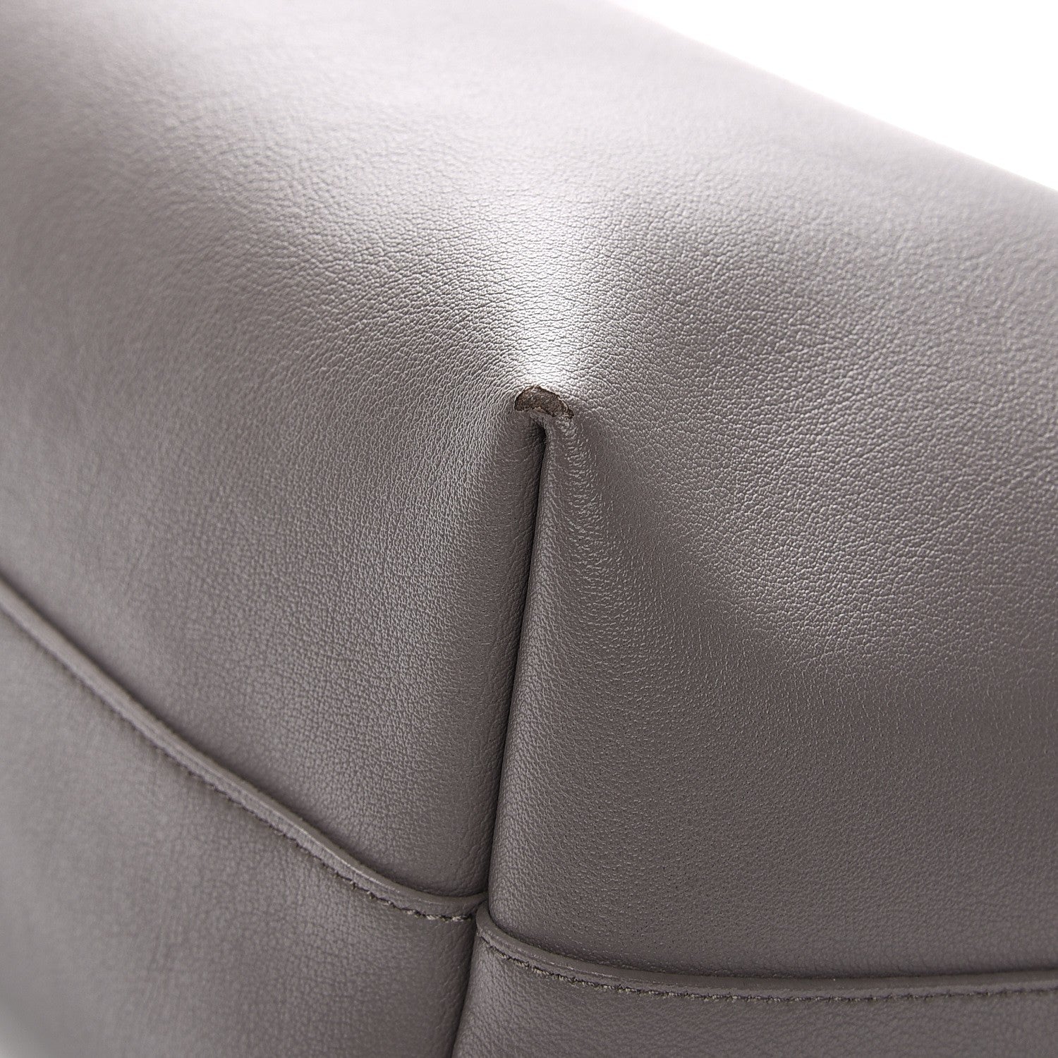 Saint Laurent Calfskin Large Shopping Tote Fog 13 of 13