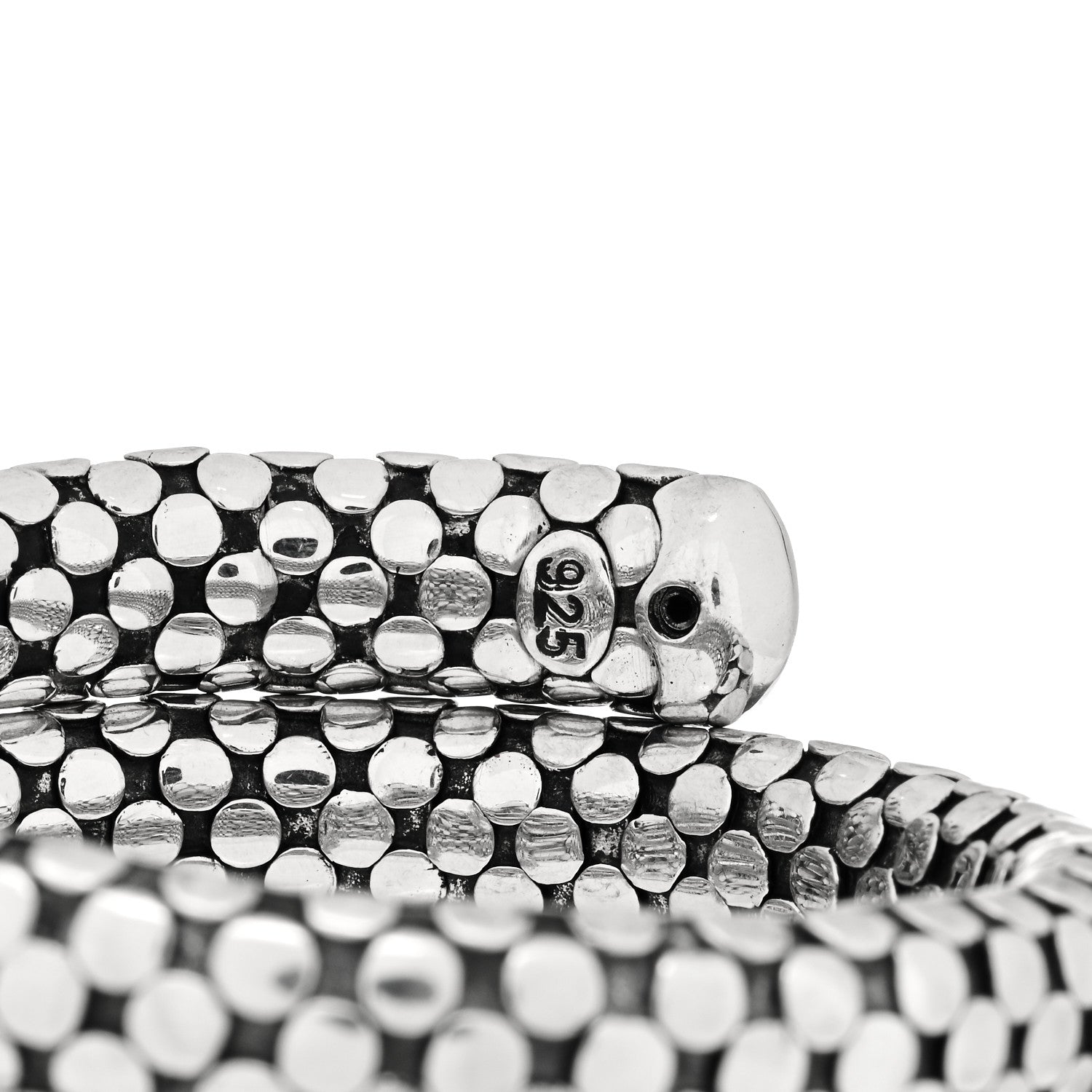 John Hardy Sterling Silver Dot Triple Coil Bracelet 3 of 3