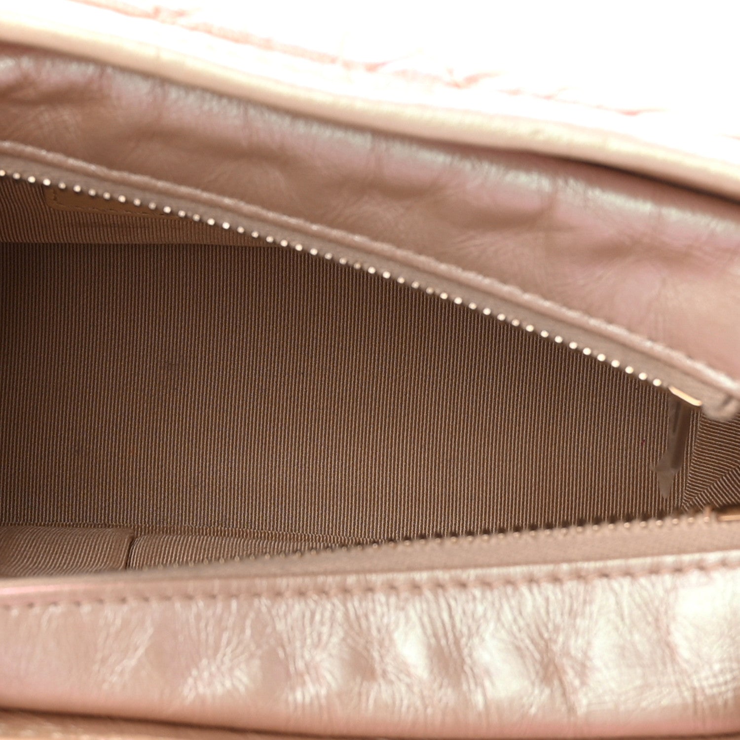 Chanel Iridescent Aged Calfskin Quilted Small Gabrielle Hobo Light Pink 5 of 10