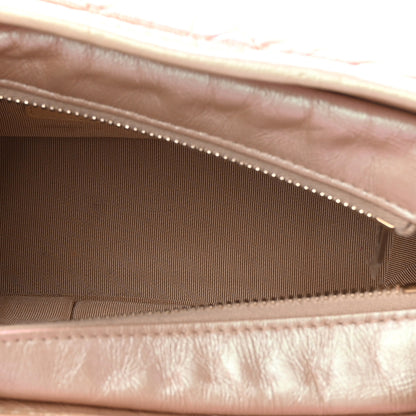 Chanel Iridescent Aged Calfskin Quilted Small Gabrielle Hobo Light Pink 5 of 10