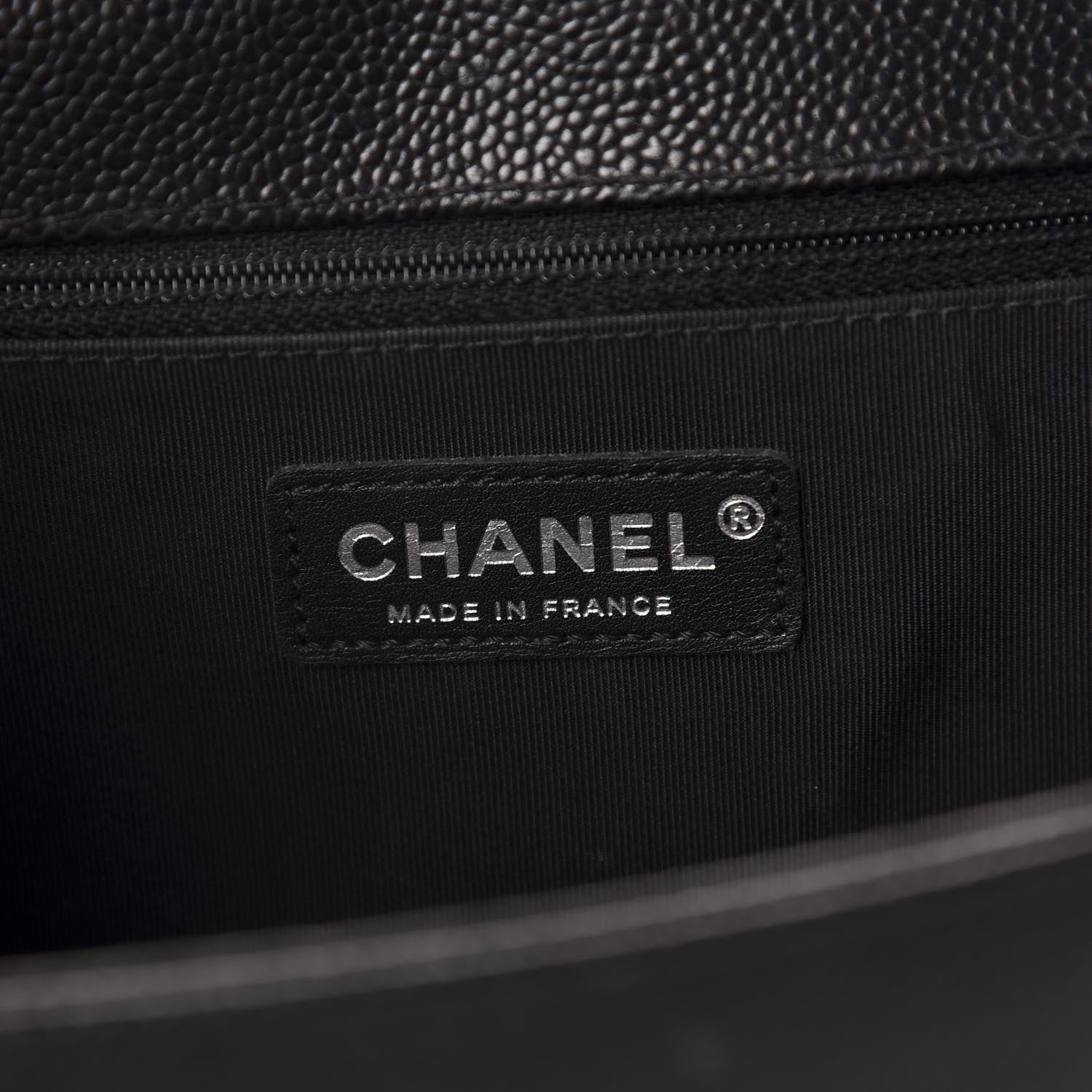 Chanel Caviar Quilted Large Boy Flap Black 9 of 11