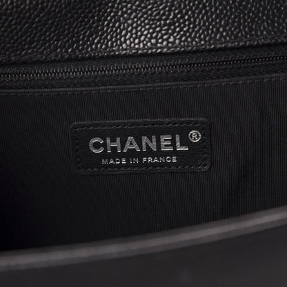Chanel Caviar Quilted Large Boy Flap Black 9 of 11