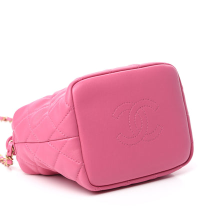 Chanel Lambskin Quilted Small Perfect Meeting Hobo Pink 4 of 11