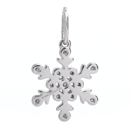 Tiffany Platinum Diamond Snowflake Charm 3 of 3