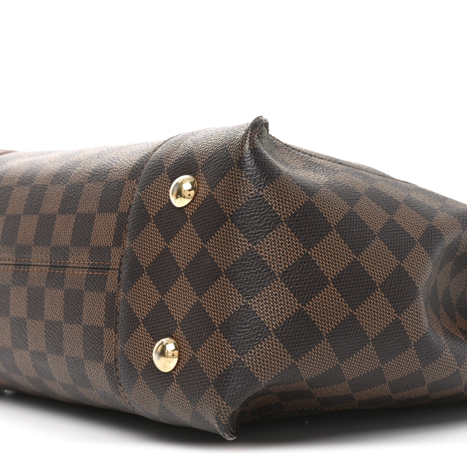 Louis Vuitton Damier Ebene Caissa Hobo Rose Ballerine 9 of 11