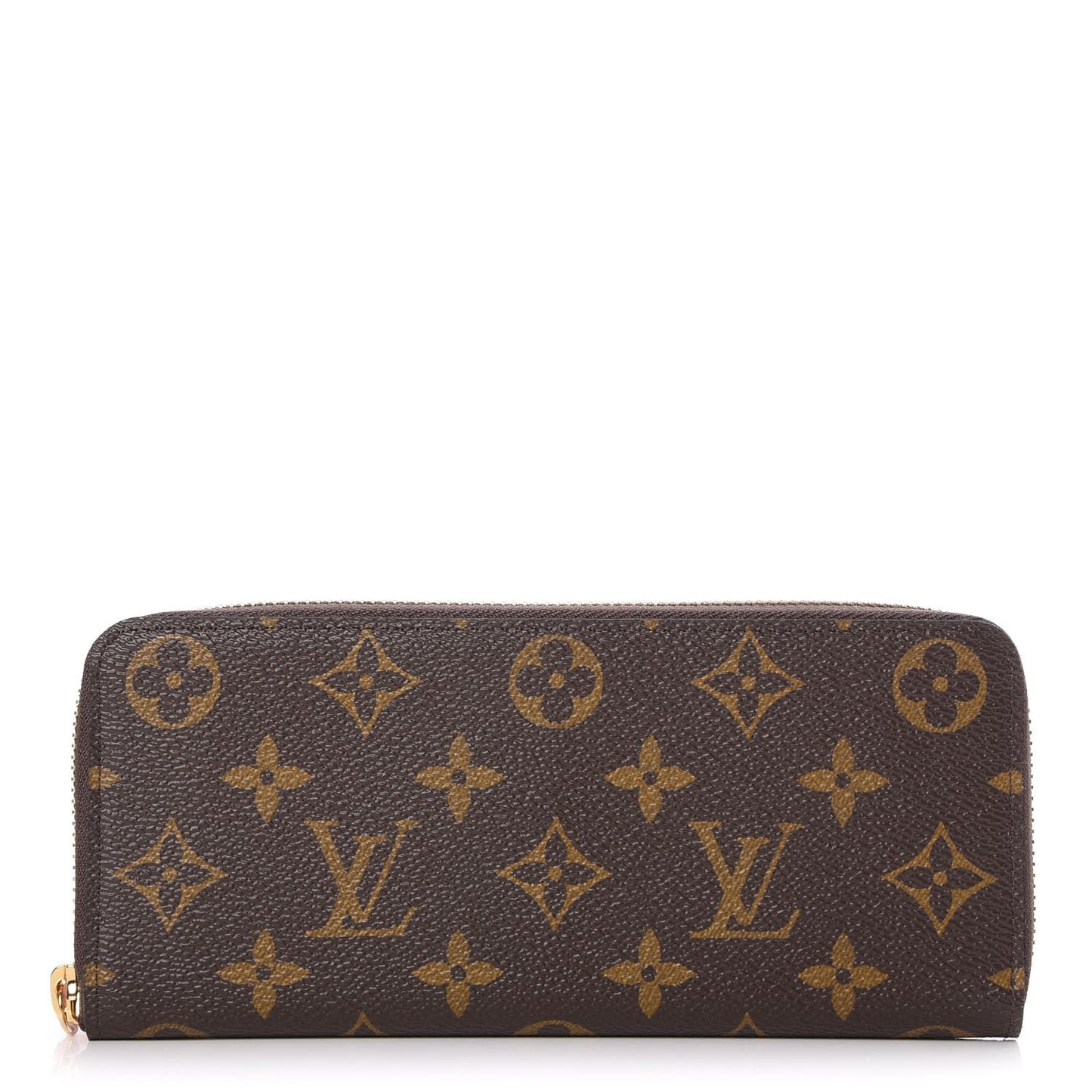 Monogram Clemence Wallet Rose Ballerine