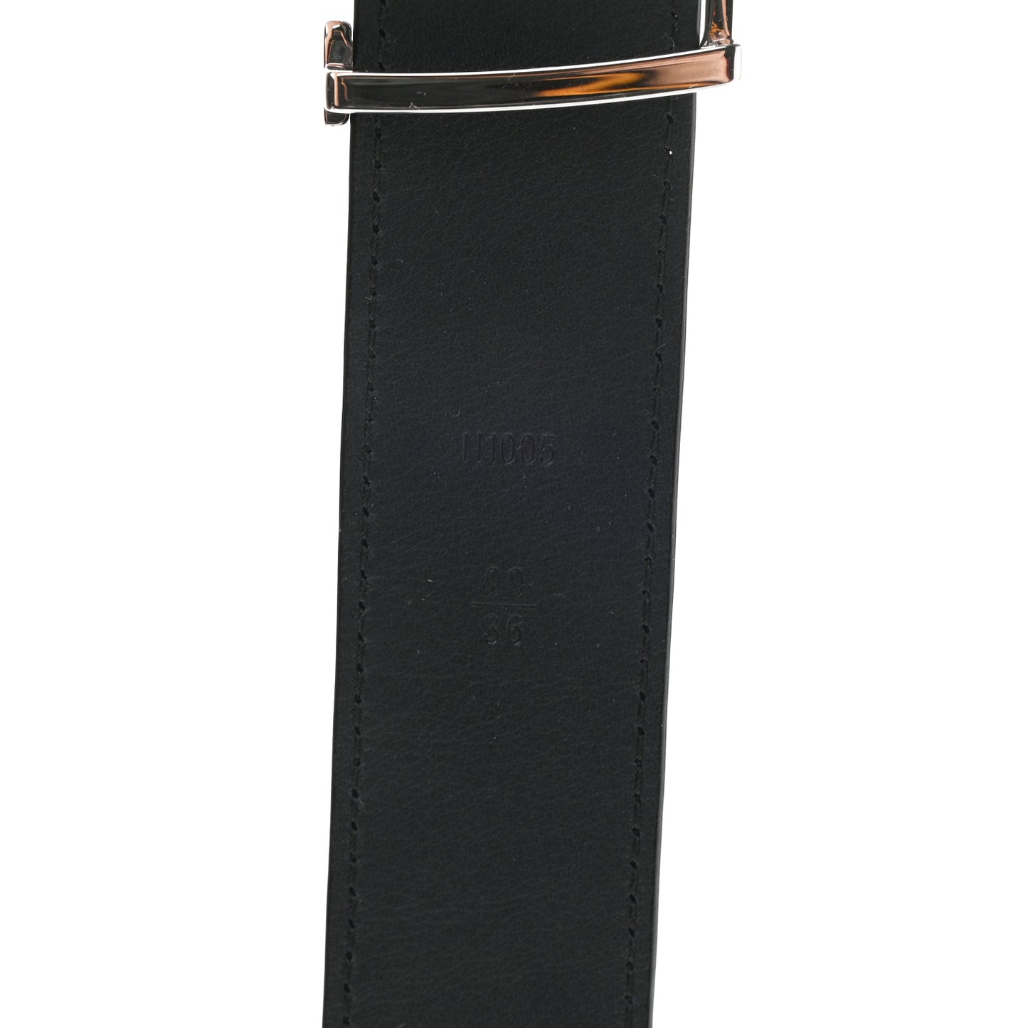 Alligator LV Initiales Belt 90 36 Black